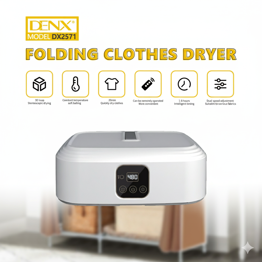 Denx Folding Clothes Dryer