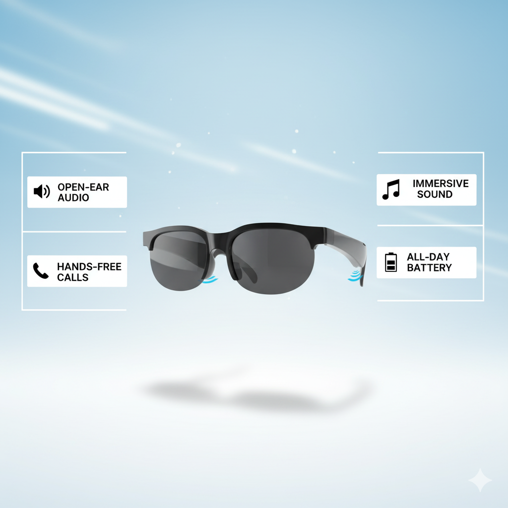 Smart Wireless Audio Glasses